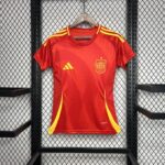 Spain 2024-25 Euro Home Womens Jersey