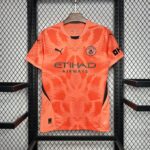 Manchester City 2024-25 Jersey Orange Color