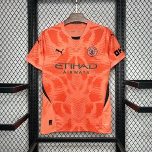 Manchester City 2024-25 Jersey Orange Color