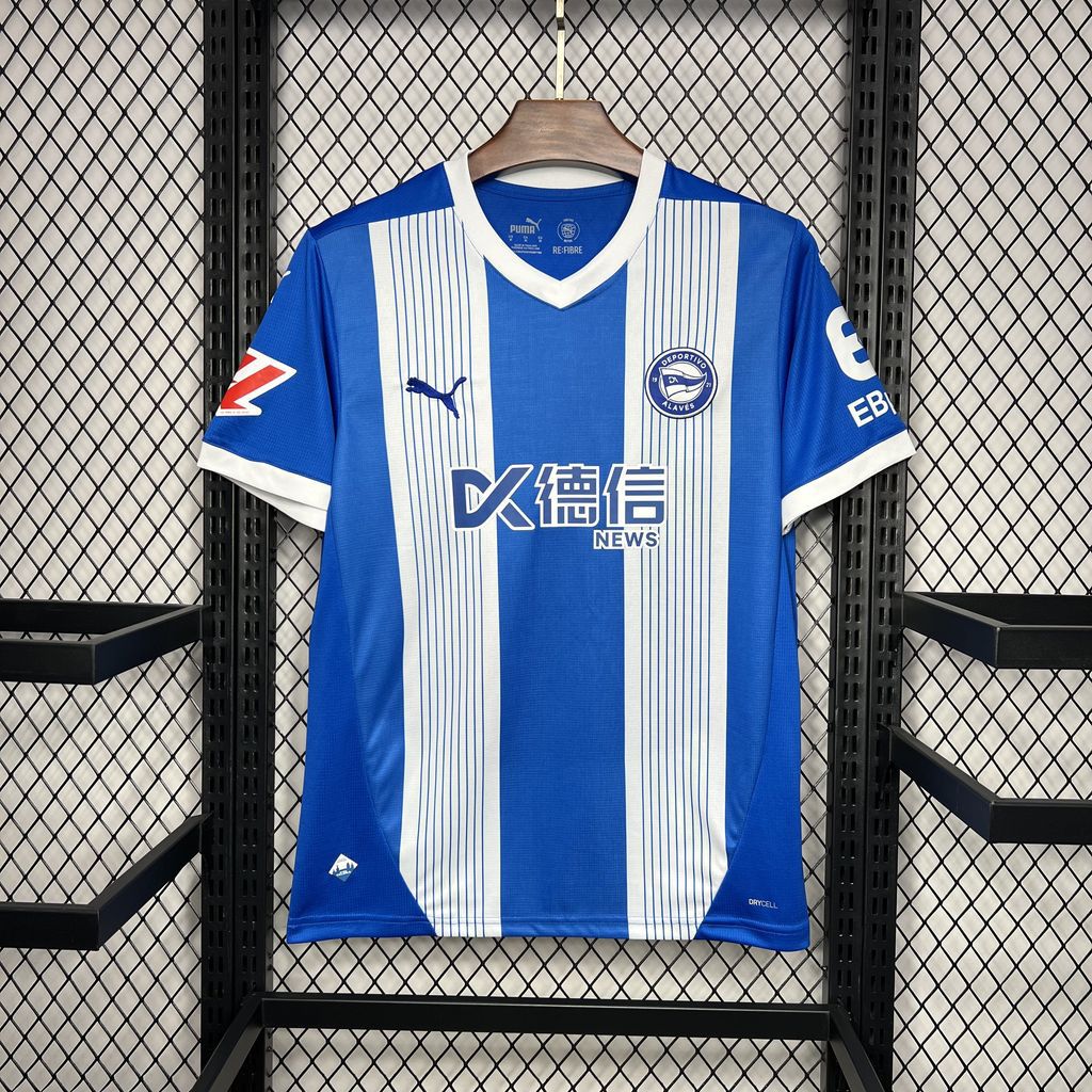 Deportivo Alaves 2024-25 Home Jersey Deportivo Alaves 2024-25 Home Jersey