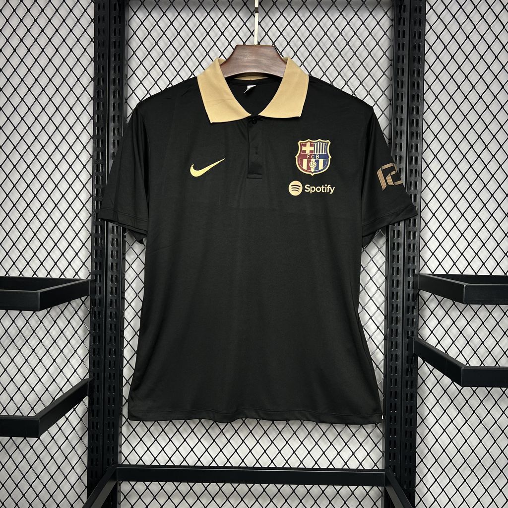 Barcelona 2024-25 Polo Black Jersey