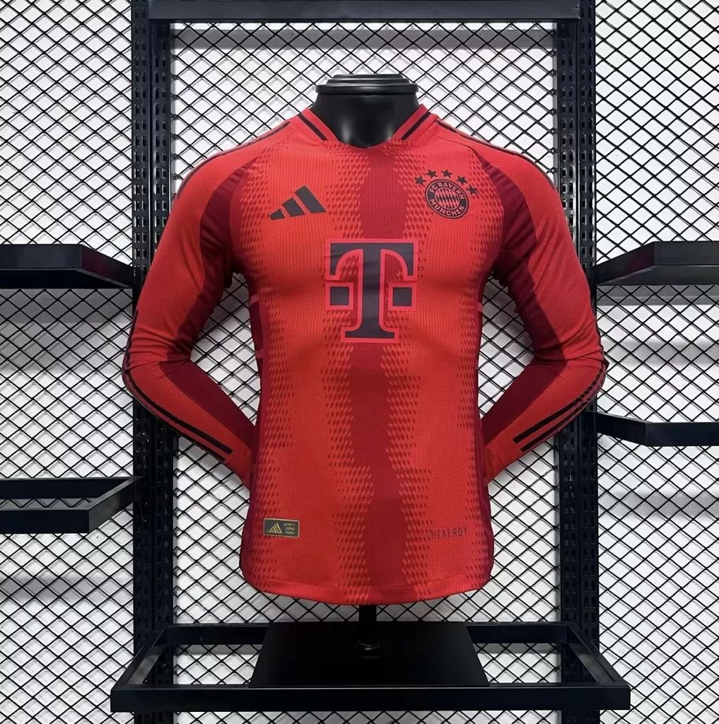Bayern Munich 2024-25 Home Long Sleeves Jersey – Player Bayern Munich 2024-25 Home Long Sleeves Jersey – Player
