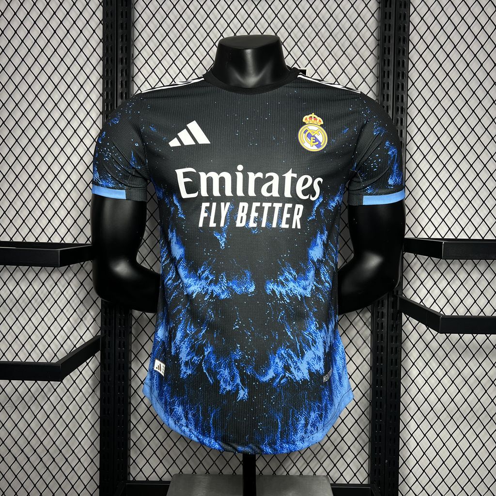 Real Madrid 2024-25 Ocean Blue Jersey Player Versi