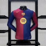 2024-2025 FC BARCELONA HOME KIT LONG SLEEVE