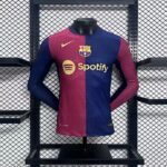 2024-2025 FC BARCELONA HOME KIT LONG SLEEVE