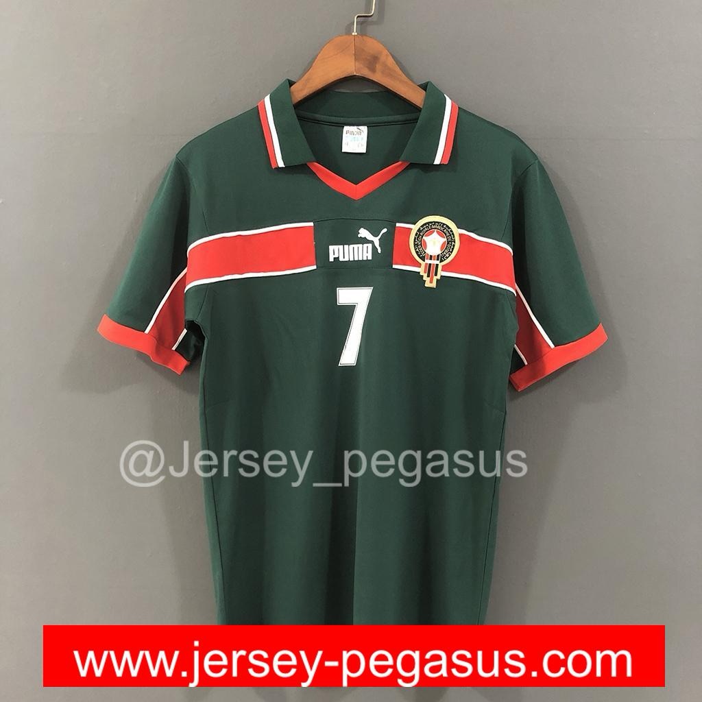 1998 MOROCCO HOME JERSEY 🇲🇦