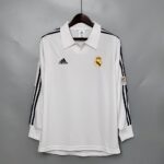 2001-2002 REAL MADRID HOME LONG SLEEVE