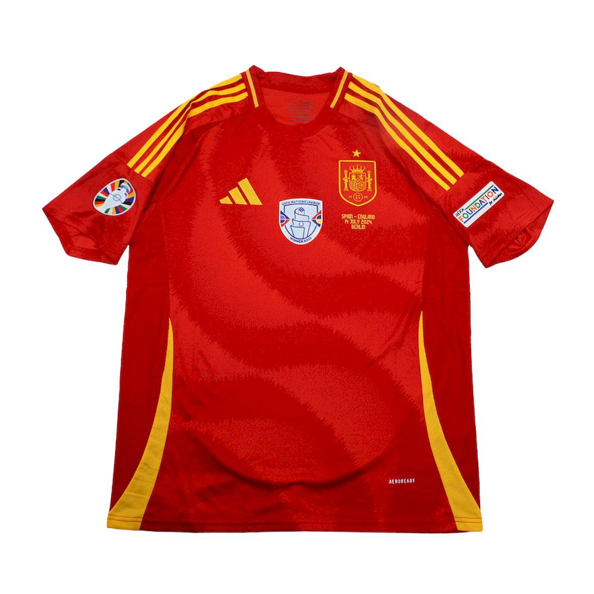 Spain 2024-25 UEFA Euro 2024 Champions Home Jersey Spain 2024-25 UEFA Euro 2024 Champions Home Jersey