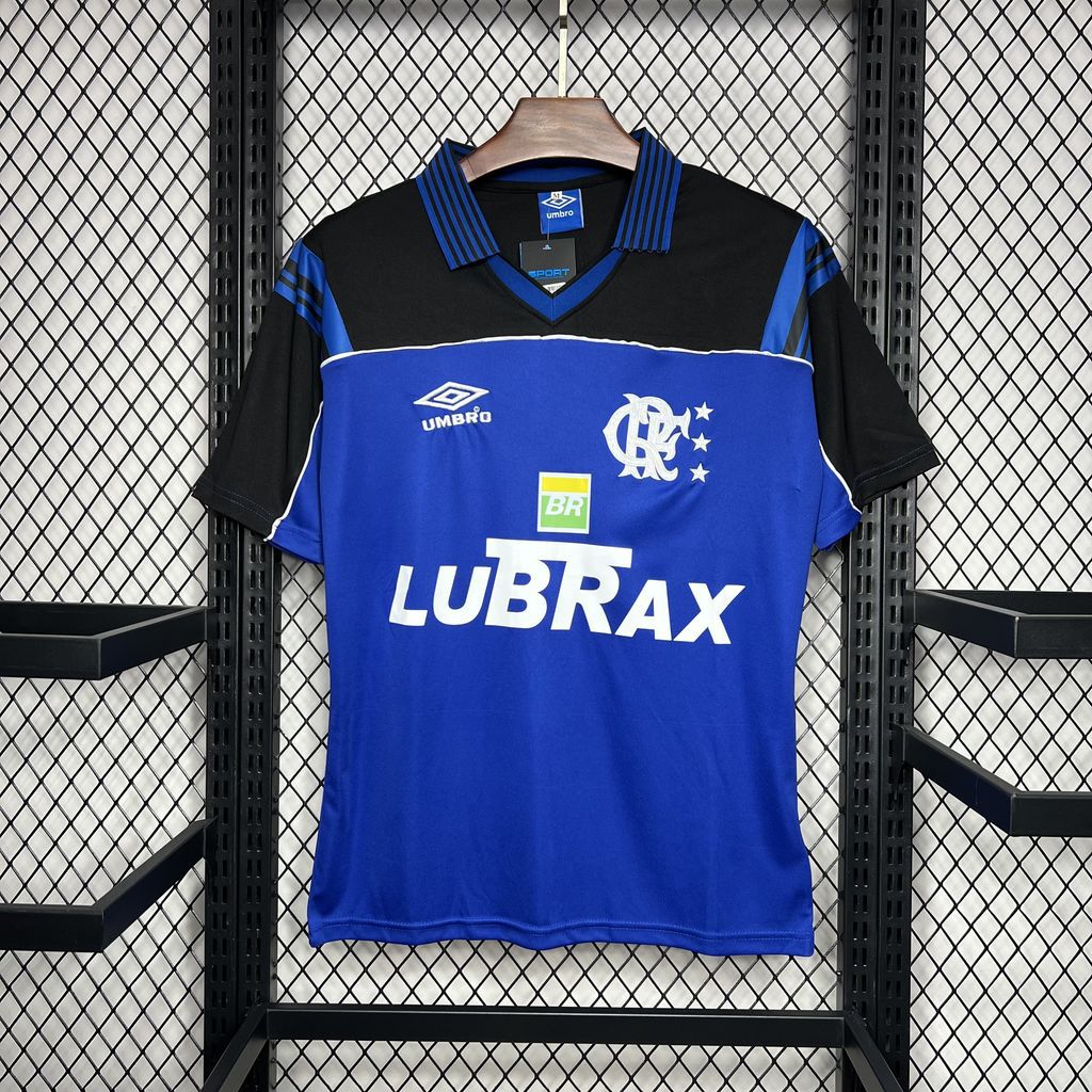Flamengo 1999 Blue Goalkeeper Uniform Retro Flamengo 1999 Blue Goalkeeper Uniform Retro