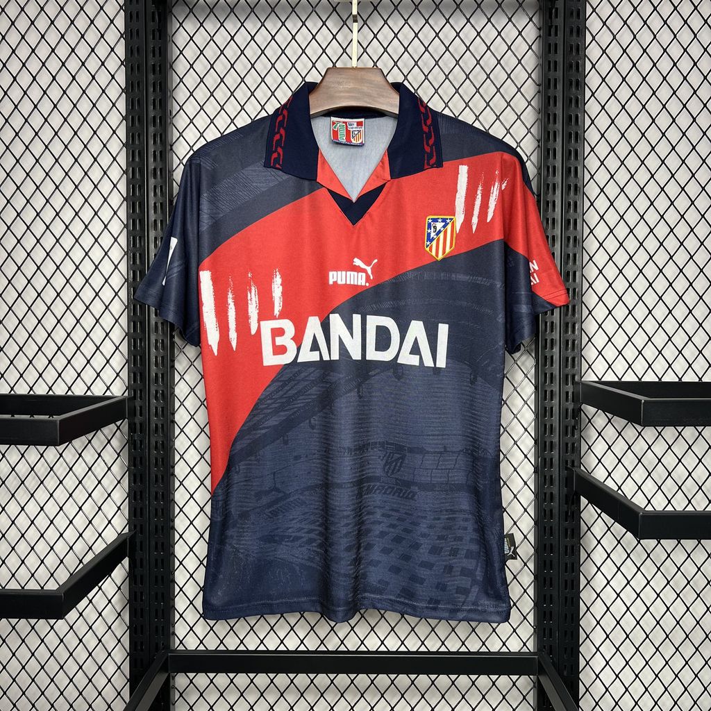 Atletico Madrid 1996-97 Away Retro Jersey Atletico Madrid 1996-97 Away Retro Jersey