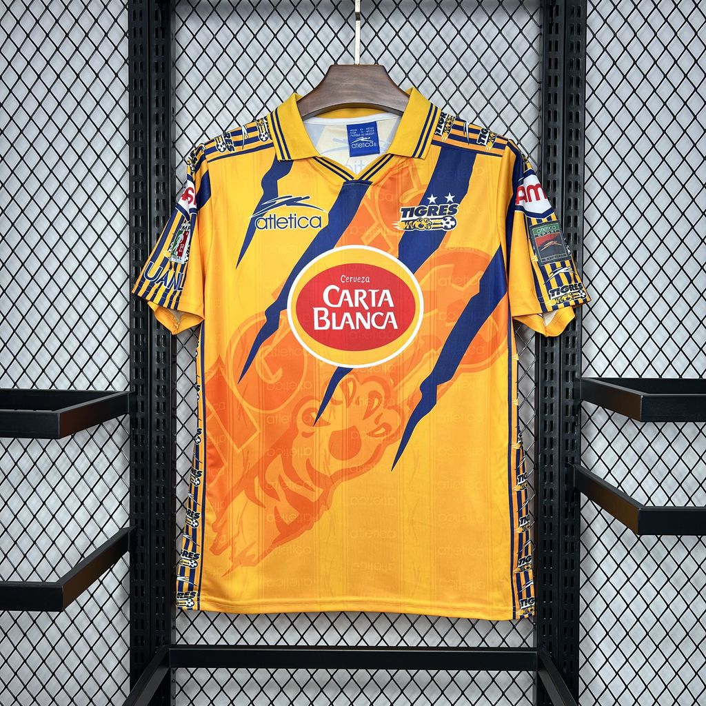 Tigres UANL 1997-98 Home Retro Jersey Tigres UANL 1997-98 Home Retro Jersey