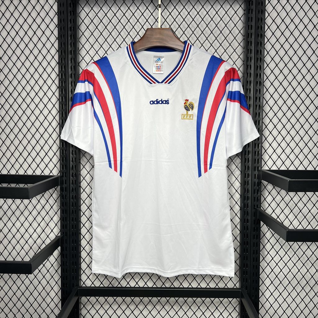 France 1996 Away Retro Jersey France 1996 Away Retro Jersey