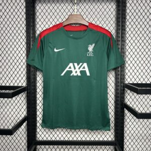 Liverpool 2024-25 Pre-match training dark green Jersey