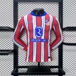 Atletico Madrid 2024-25 Home Long Sleeves Jersey Player