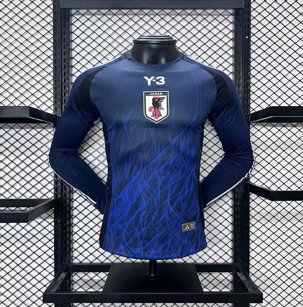 Japan 2024-25 Home Long Sleeves Jersey Player Version Japan 2024-25 Home Long Sleeves Jersey Player Version