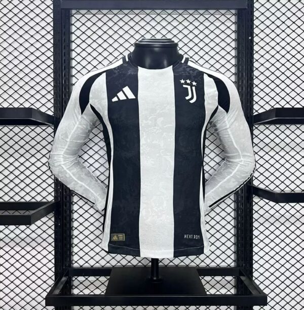 Juventus 2024-25 Home Long Sleeves Jersey Player Version