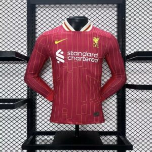 Liverpool 2024-25 Home Long Sleeves Jersey Player Version