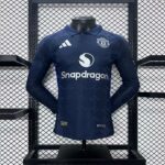 Manchester United 2024-25 Away Long Sleeves Jersey