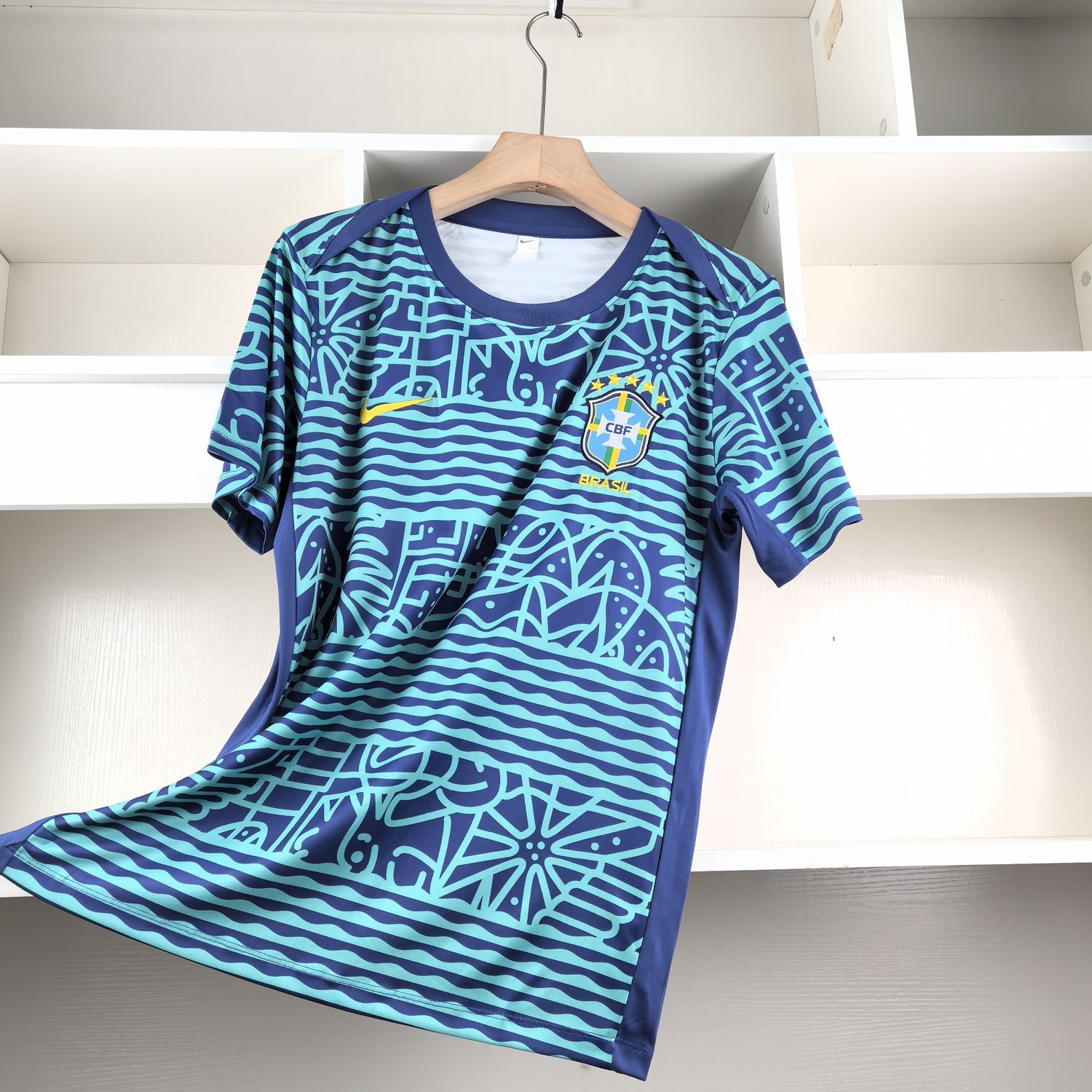 Camisa Brasil Treino 2024-25 - Azul Camisa Brasil Treino 2024-25 - Azul