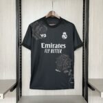 2024-2025 REAL MADRID Y3 BLACK JERSEY