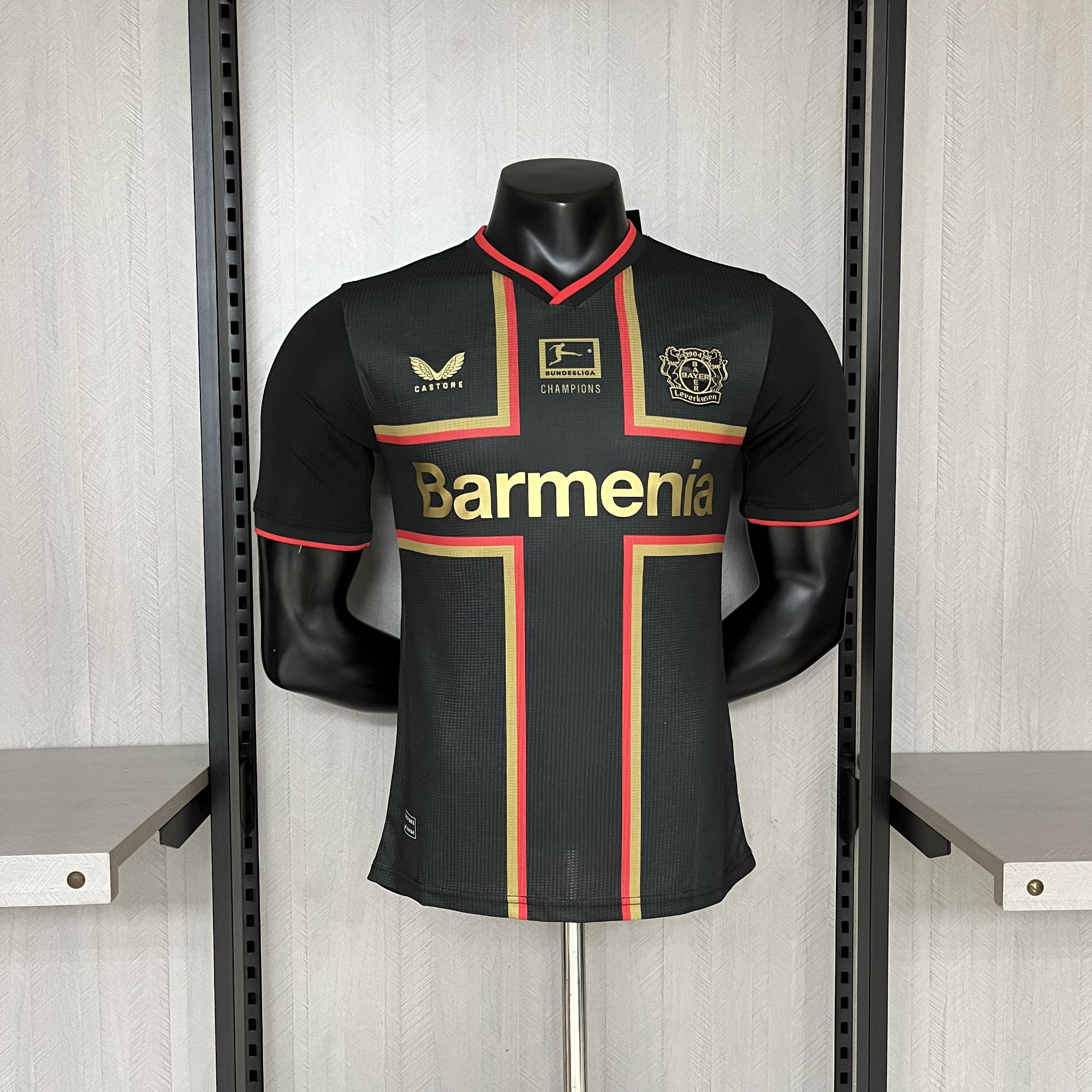 2024-2025 BAYERN LEVERKUSEN BLACK SHIRT 2024-2025 BAYERN LEVERKUSEN BLACK SHIRT