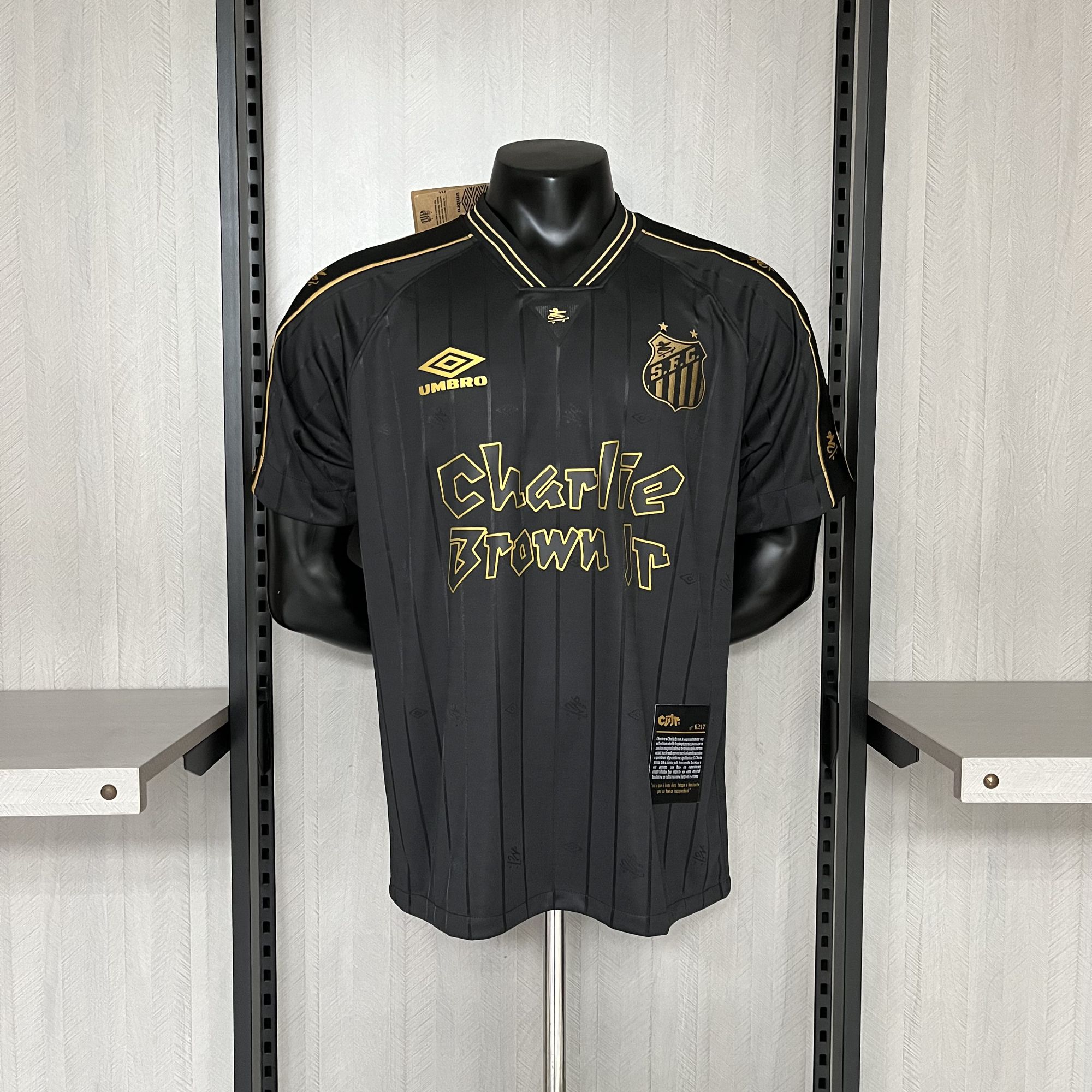 2024-2025 SANTOS LOOSE FIT BLACK JERSEY
