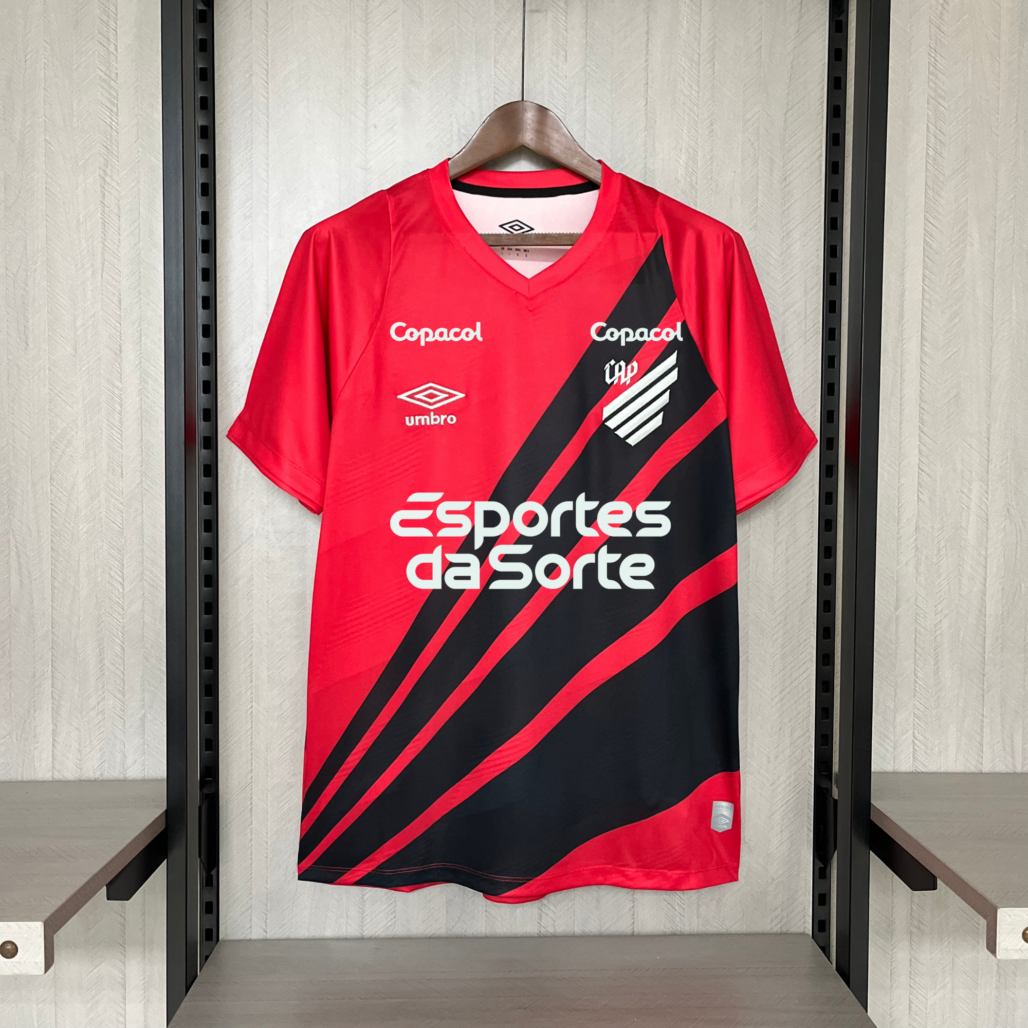 2024-2025 ATLETICO PARANAENSE HOME ALL SPONSORS