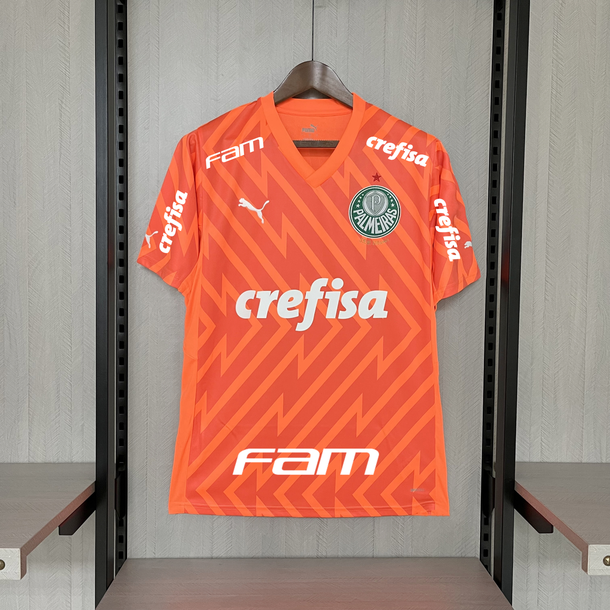 2024-2025 PALMEIRAS GOALKEEPER ORANGE JERSEY