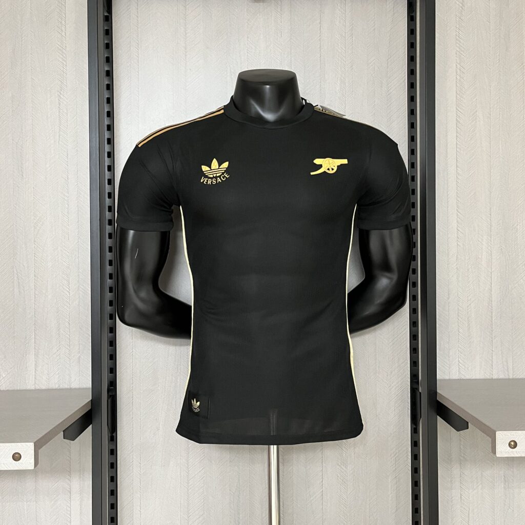 2024-2025 ARSENAL VERSACE CO-BRANDED EDITION BLACK JERSEY