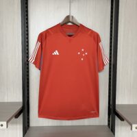 2024-2025 CRUZEIRO TRAINING WEAR RED JERSEY 2024-2025 CRUZEIRO TRAINING WEAR RED JERSEY