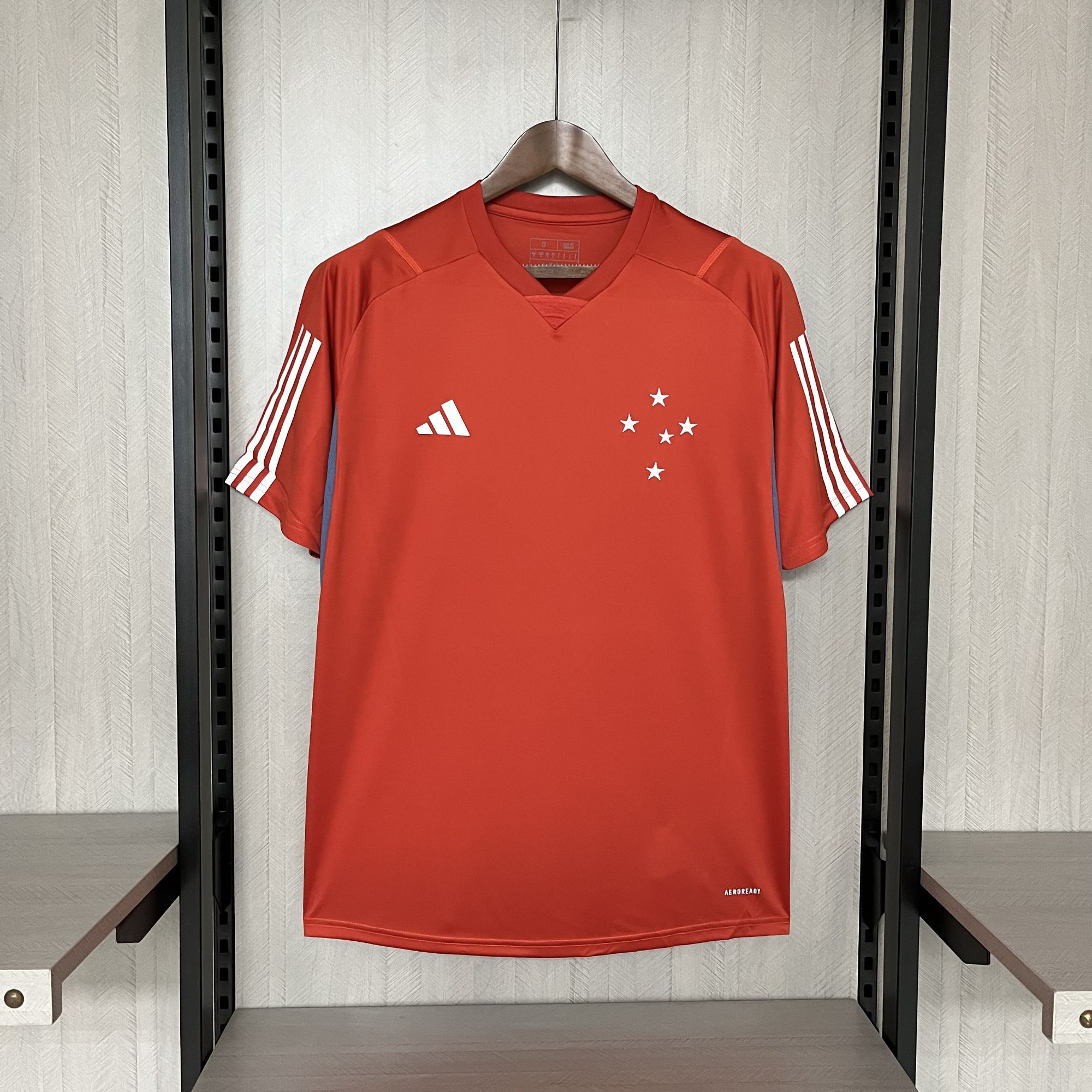 2024-2025 CRUZEIRO TRAINING WEAR RED JERSEY 2024-2025 CRUZEIRO TRAINING WEAR RED JERSEY