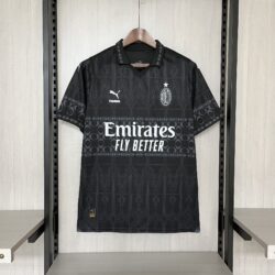2024-2025 AC MILAN JOINT EDITION BLACK JERSEY