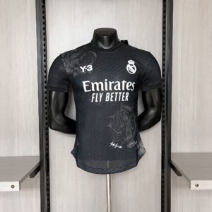 2024-2025 REAL MADRID Y3 BLACK ROSE JERSEY