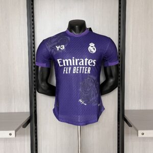 2024-2025 REAL MADRID Y3 PURPLE ROSE JERSEY