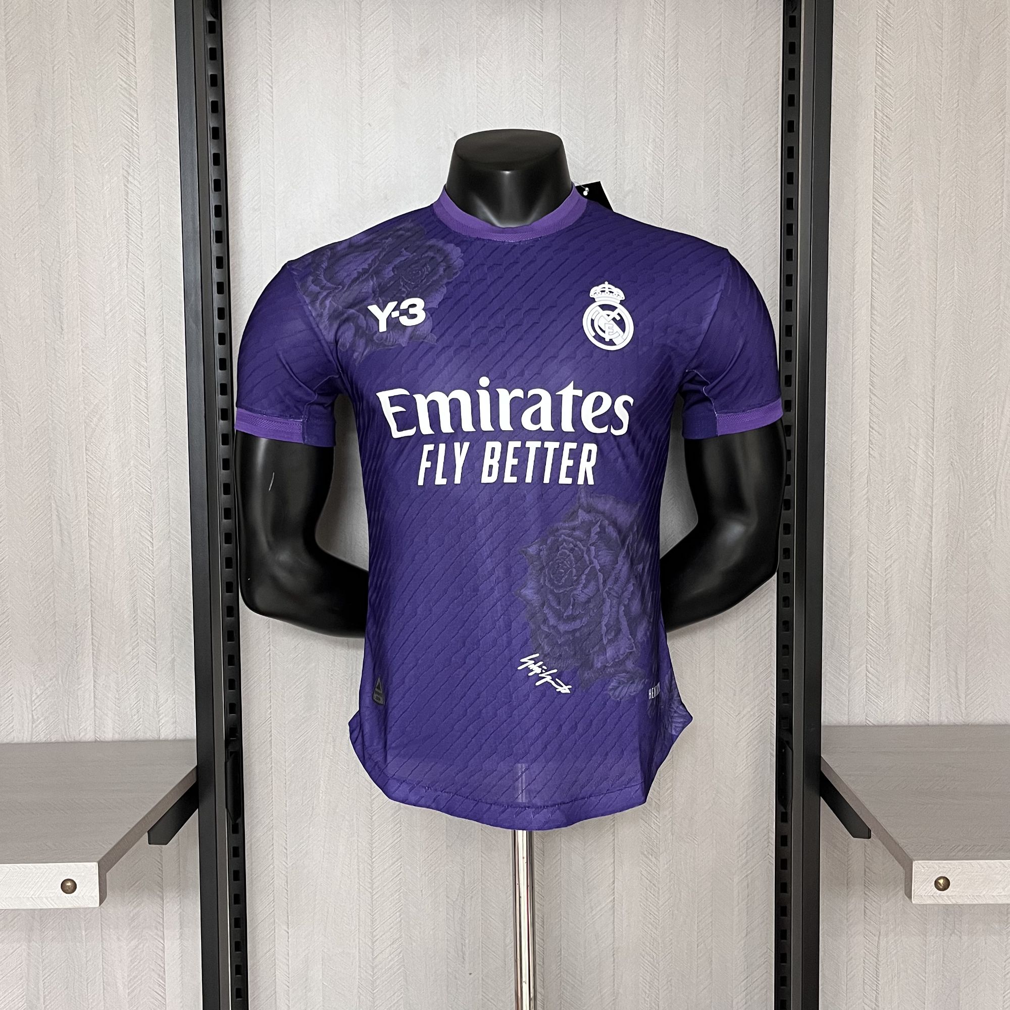 2024-2025 REAL MADRID Y3 PURPLE ROSE JERSEY 2024-2025 REAL MADRID Y3 PURPLE ROSE JERSEY
