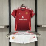 2024-2025 KIDS MANCHESTER UNITED HOME JERSEY