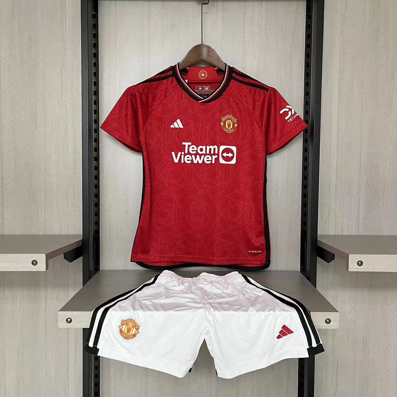 2023-2024 KIDS MANCHESTER UNITED HOME JERSEY