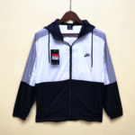 2023-24 NIKE CASUAL TRENCH COAT BLACK AND WHITE