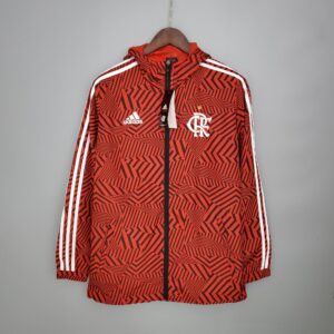 2021-22 FLAMENGO RED AND WHITE WINDBREAKER