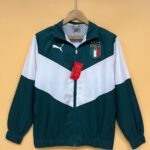 2022 ITALY WHITE AND GREEN WINDBREAKER