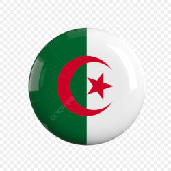 pngtree algeria flag with pin model png image 6510879