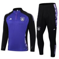 24-25 Germany purple with black half zipper training tracksuit 24-25 Germany purple with black half zipper training tracksuit