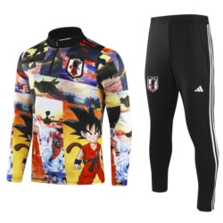 24-25 Japan color dragon ball special version half zipper training tracksuit