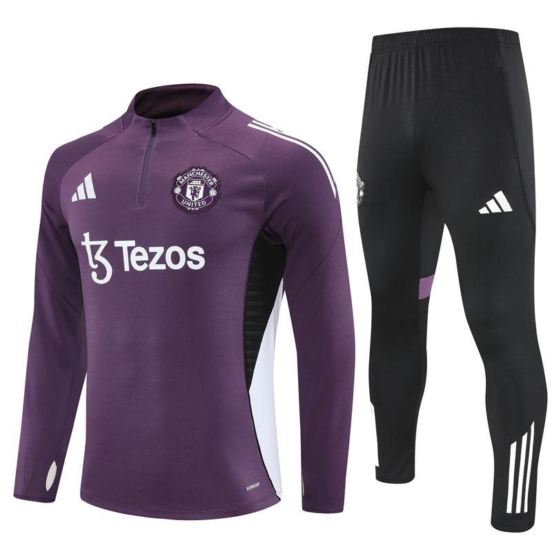 25-26 Manud purple with black half zipper sweater tracksuit 25-26 Manud purple with black half zipper sweater tracksuit