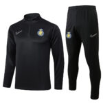 B791# 24-25 Riyadh black half zipper sweater tracksuit