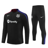 player version 24-25 Bar black half zipper training tracksuit