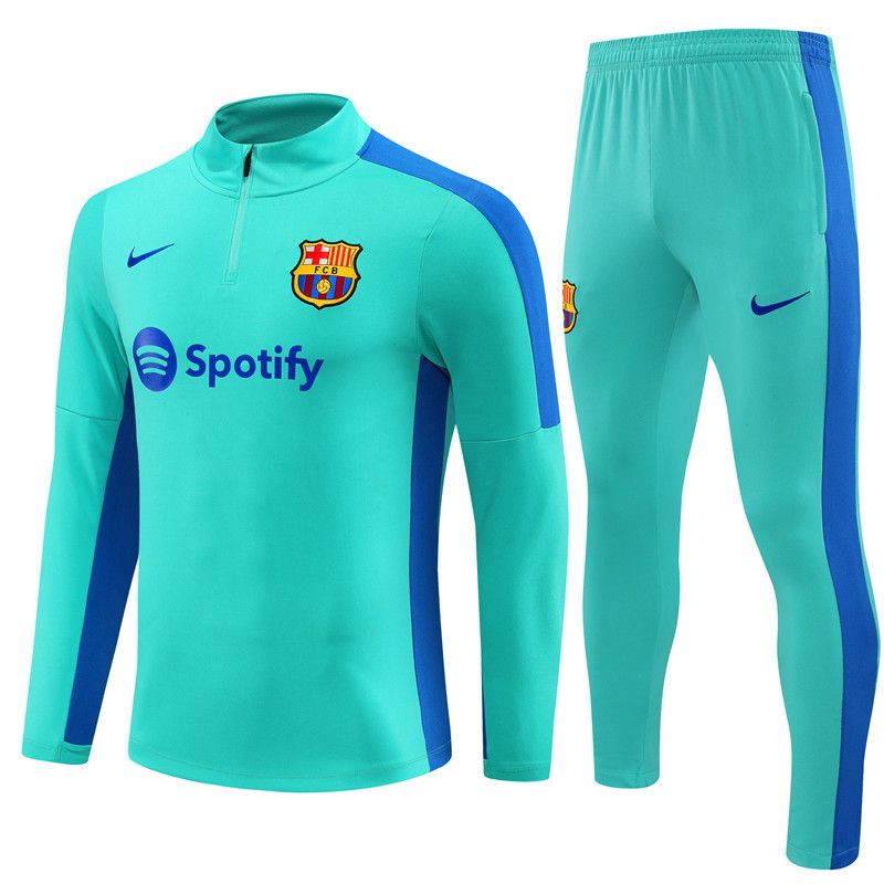 23-24 Bar lake blue half zipper sweater tracksuit 23-24 Bar lake blue half zipper sweater tracksuit