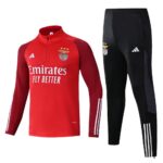 23-24 Bnfc red half zipper training tracksuit