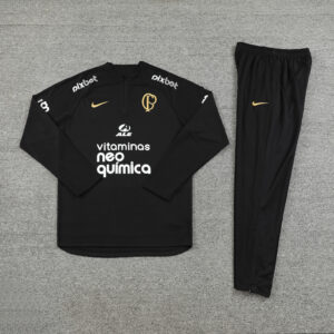 23-24 Palmeiras black half zipper sweater tracksuit - Image 2