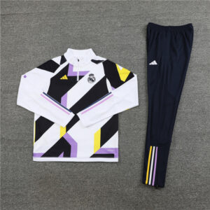 23-24 Real Madrid camo half zipper sweater tracksuit - Image 2